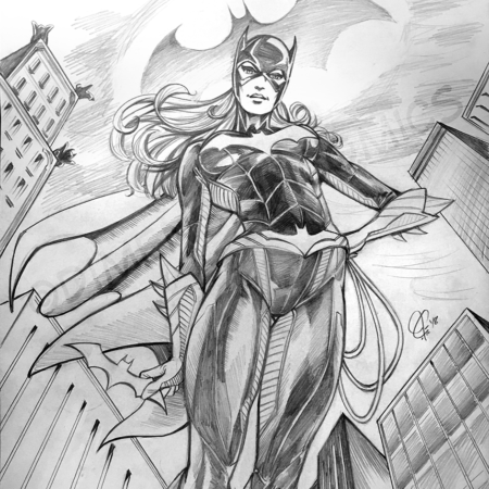 Batgirl pencils