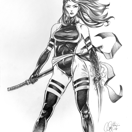 Psylocke pencil