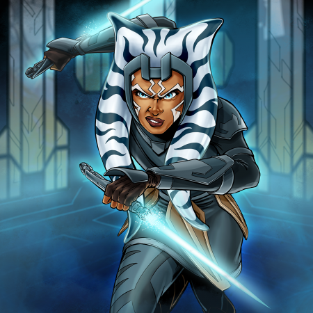 Ahsoka charging